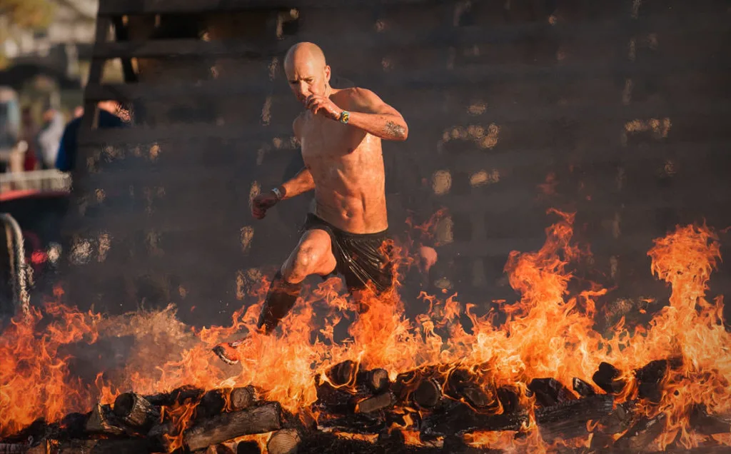 Spartan Mauritius Obstacle Course Races | Fire Jump